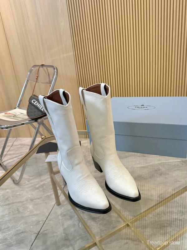 Prada Classic Pointed Toe Boots - LY00370/LY00440