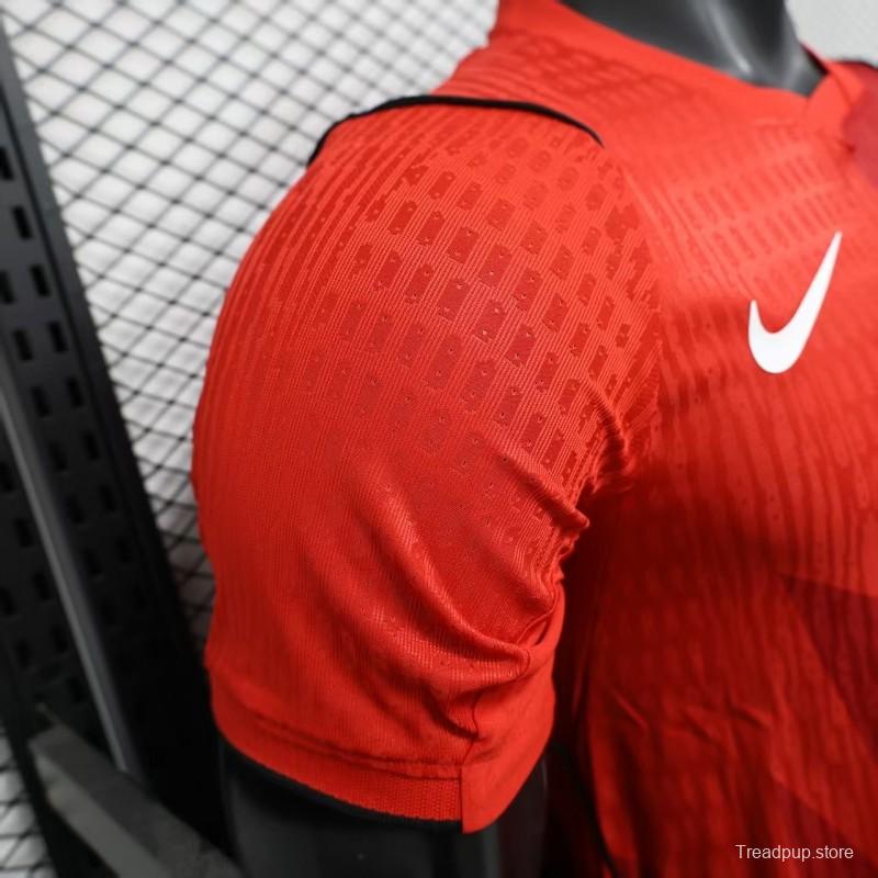 Player Version 2025 Canada Home Red Jersey