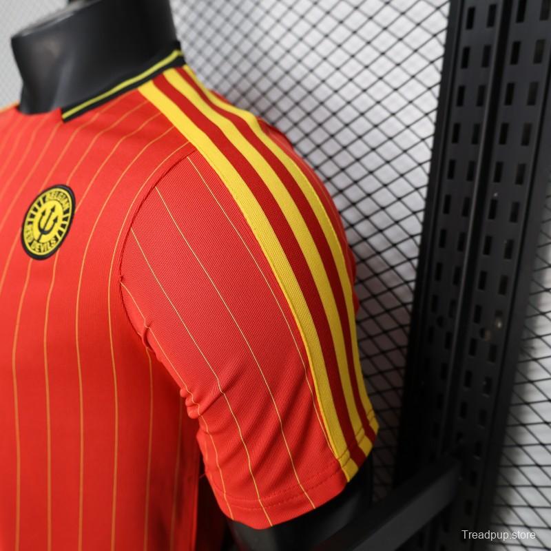 Player Version 2026 Belgium Red Terrace Icons White Jersey