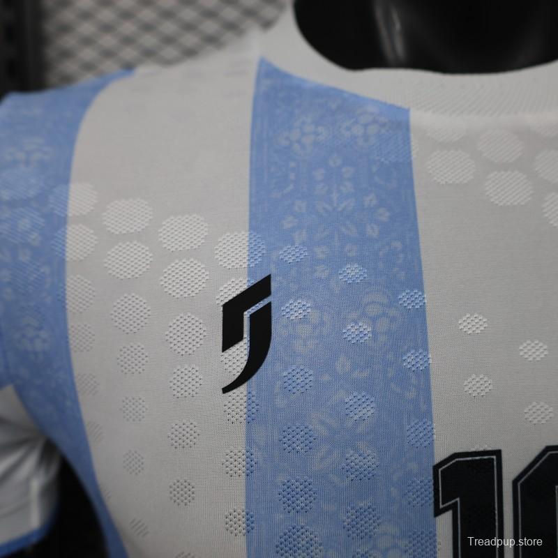 Player Version 2026 Argentina Home Light Blue & White Vertical Stripe Special Edition Jersey