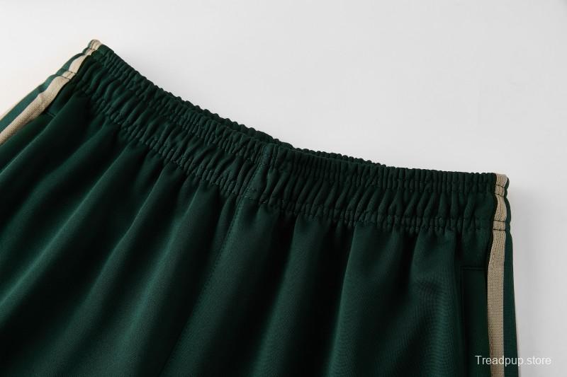 2026 Adidas Navy Green  Full Zipper Jacket + Long Pants