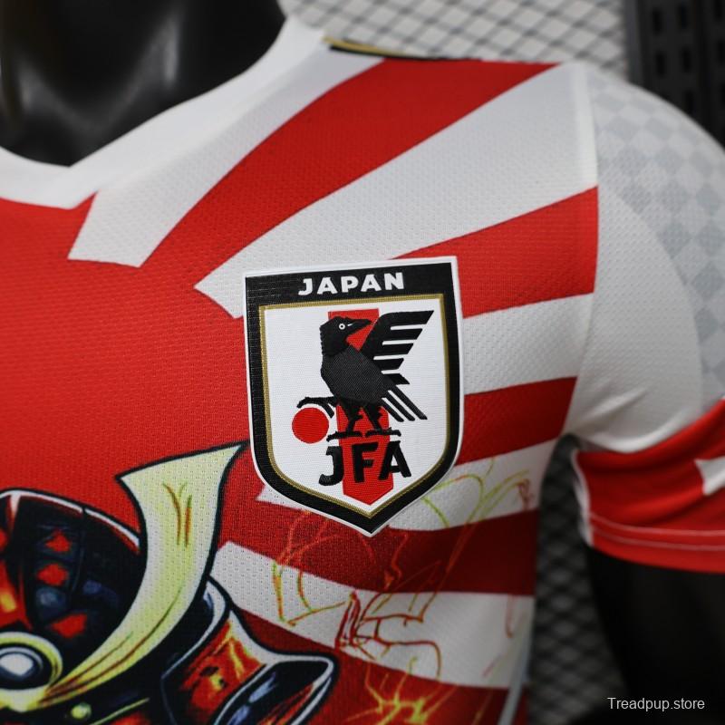 Player Version 2026 Japan  White "Samurai + Rising Sun" Special Edition Jersey