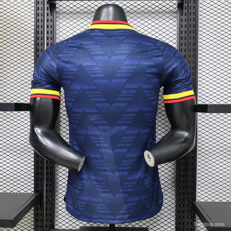 layer Version 26/27 Arsenal Navy Blue with Geometric Pattern Third Jersey