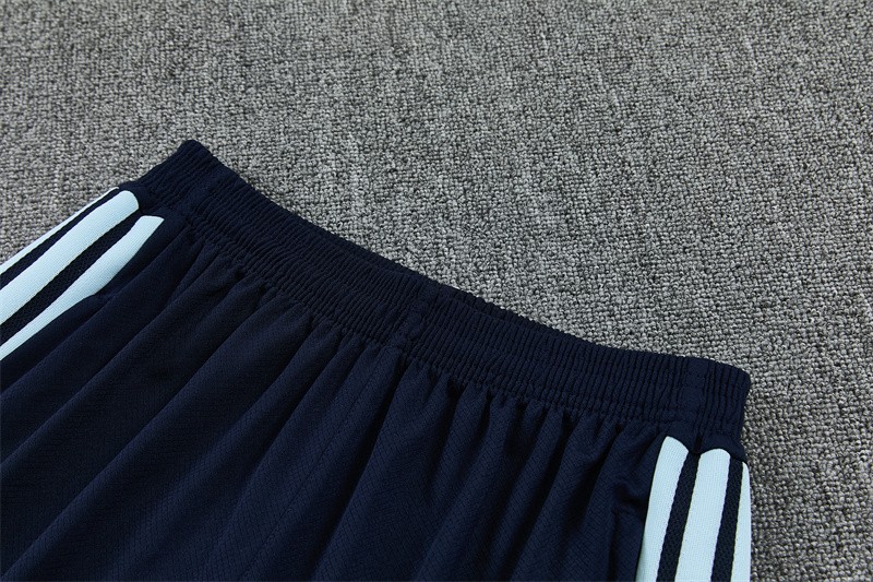 2026 Argentina White & Light Blue Radial Stripe Short Sleeve+Soccer Shorts
