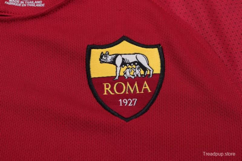 Retro Kids 17/18  AS Roma Home Jersey