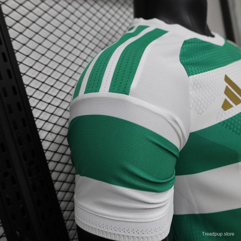 Player Version 26/27 Celtic Green & White Hooped Home Jersey