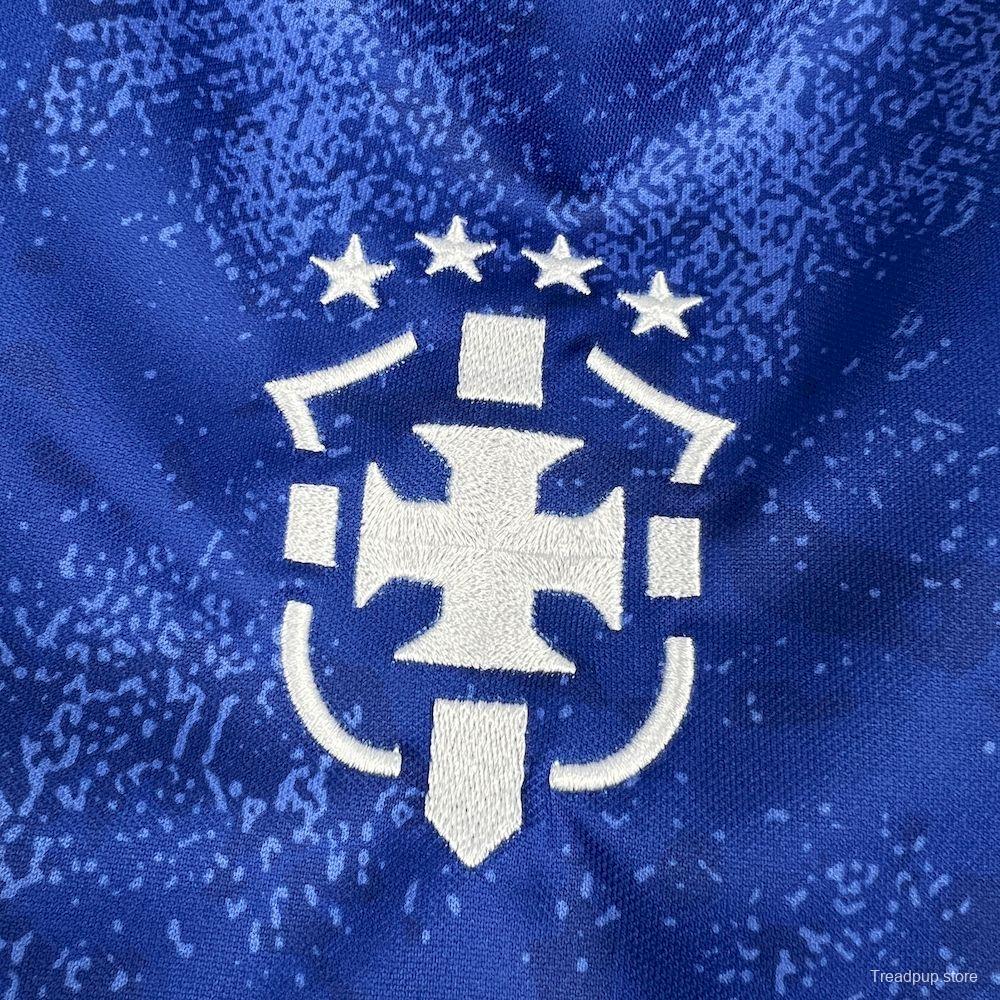 2025 Mens Brazil O Fenomeno#9 Comma Football Blue Jersey