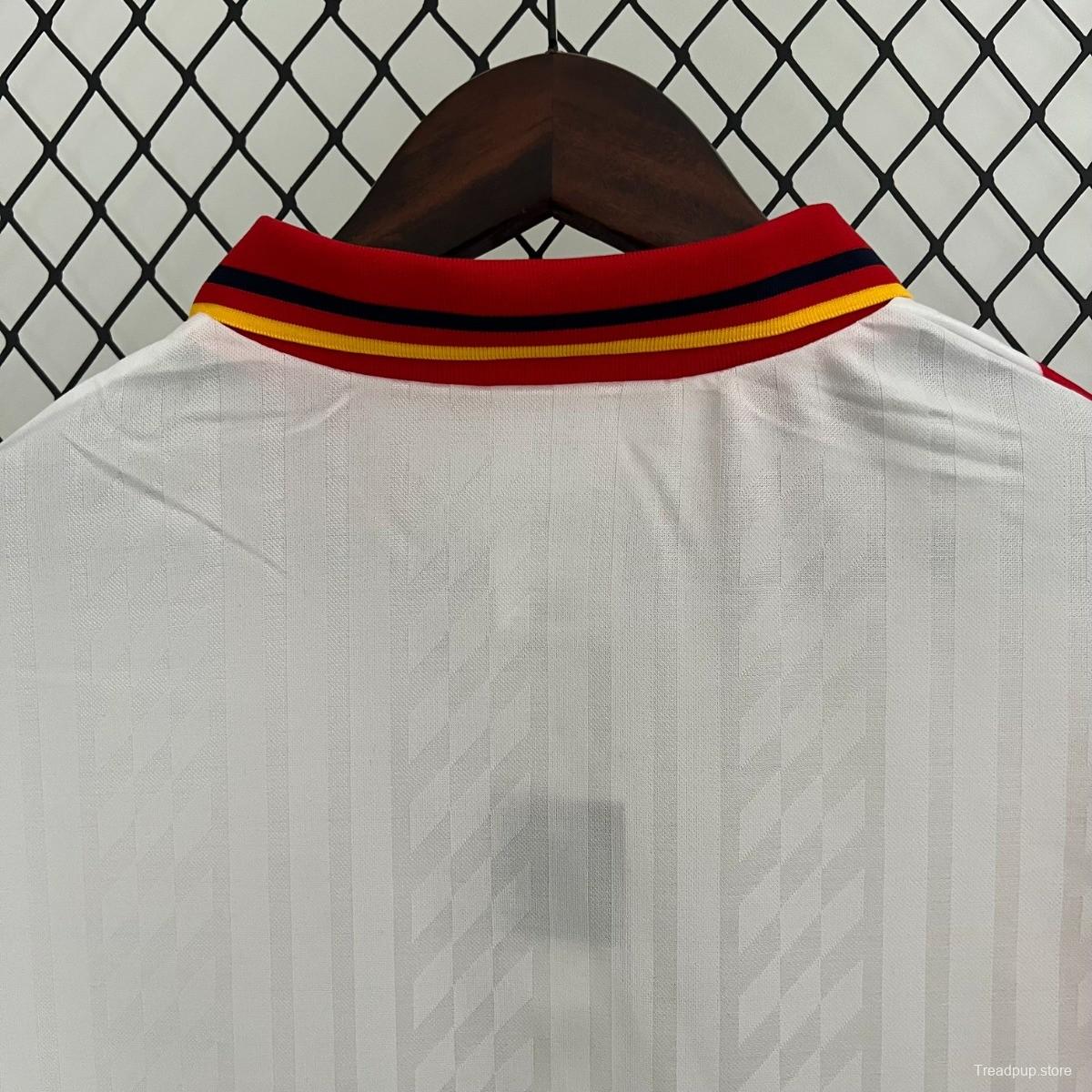 Retro 1994 Spain Away White Jersey