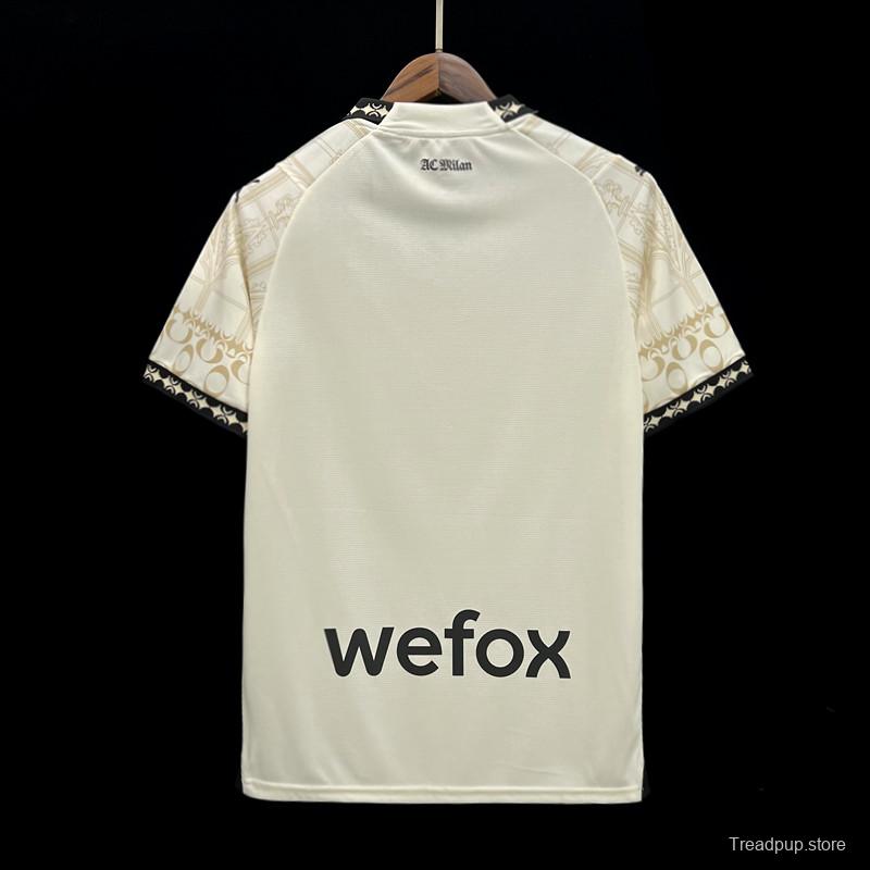 Retro 23/24 AC Milan Forth White Jersey