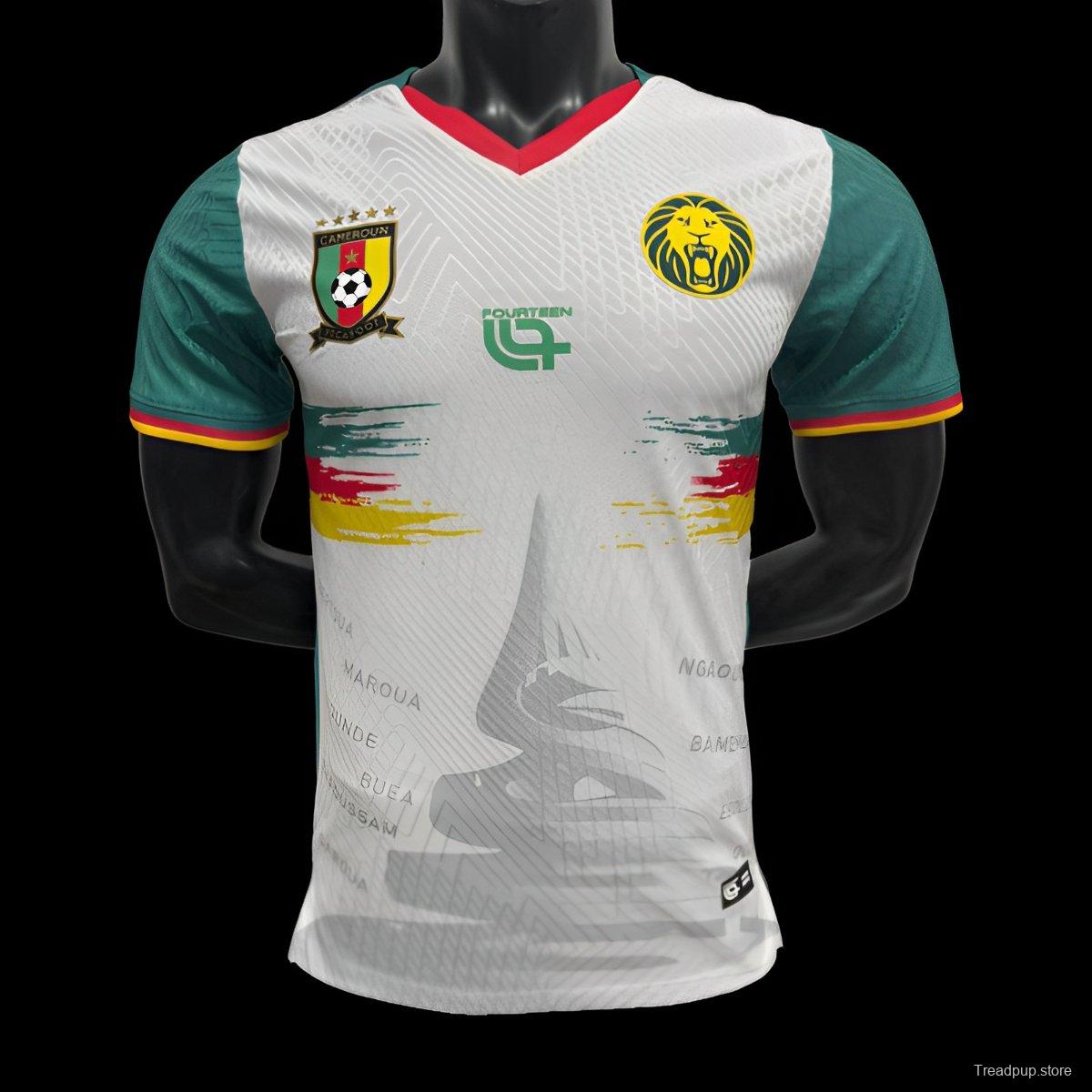 Player Version 2025 Cameroon Third White Jersey