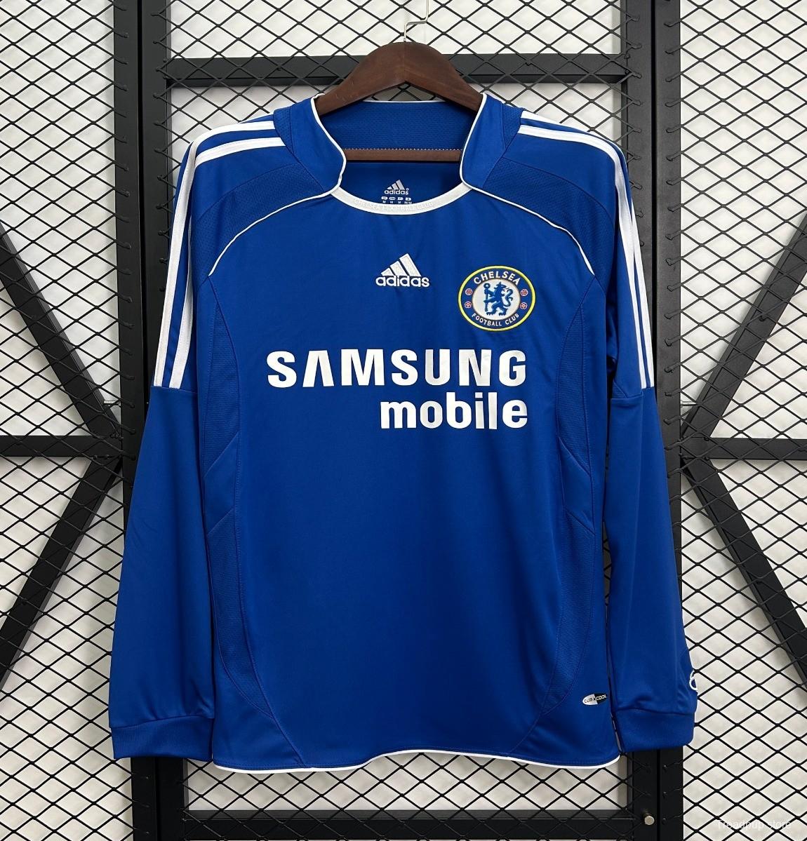 06/07 Retro Long Sleeve Chelsea Home Jersey
