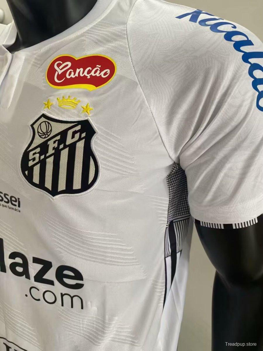 25/26 Santos Home Jersey With Full Sponsors