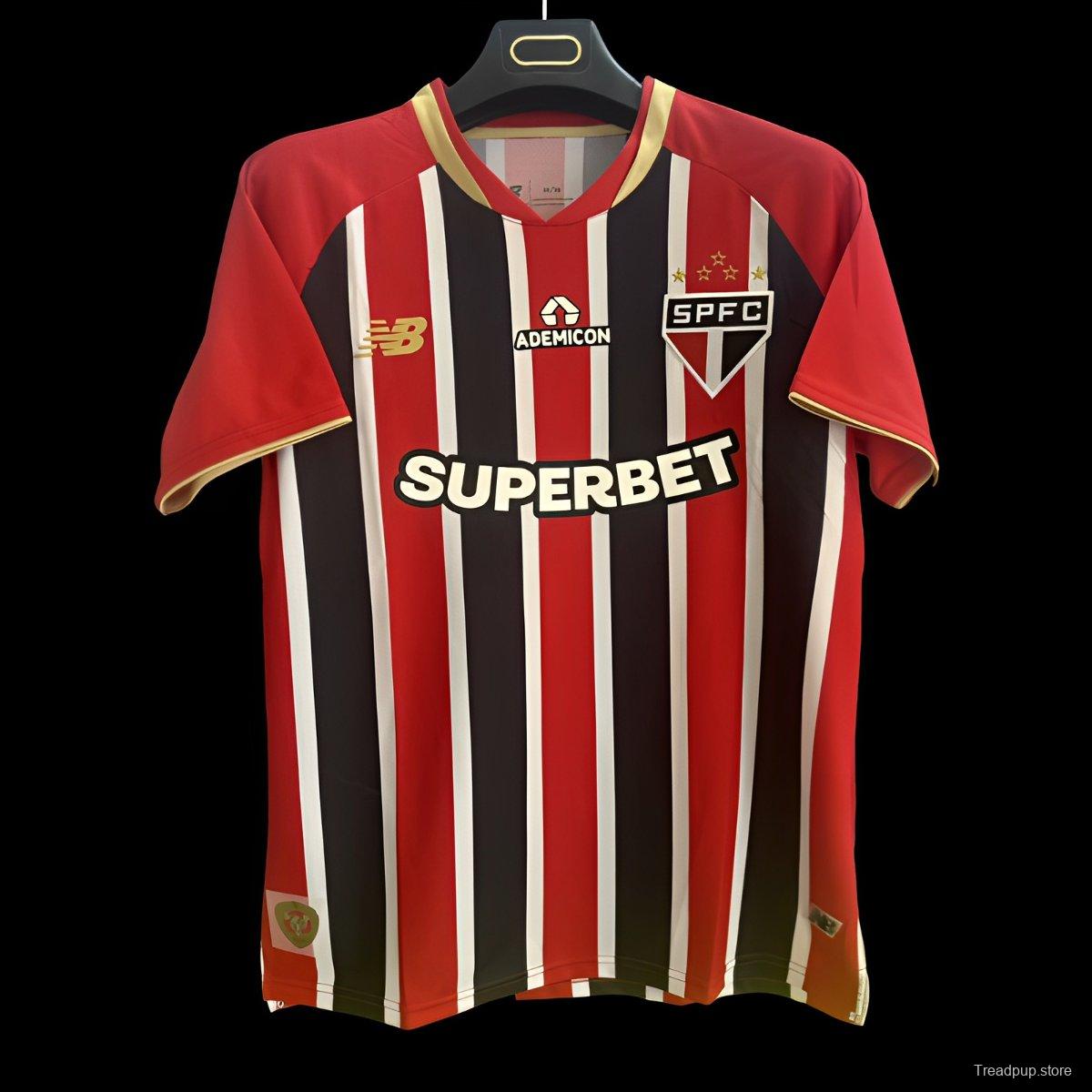 25/26 Sao Paulo Away Jeresy With Full Sponsors