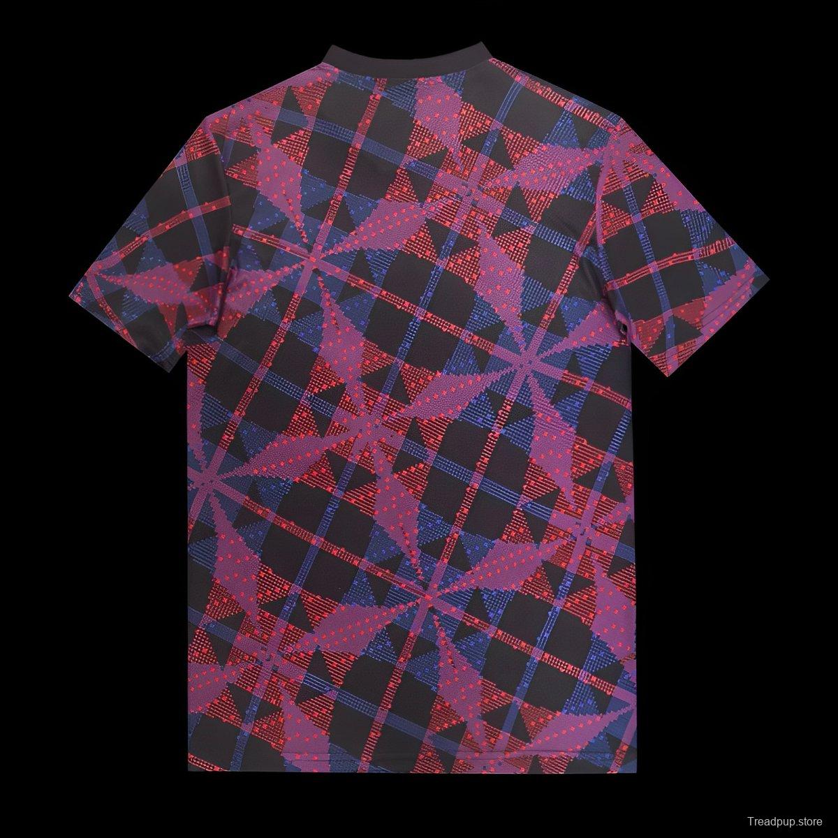 25/26 Olympique Lyonnais Lyon Purple with Geometric Pattern Jersey