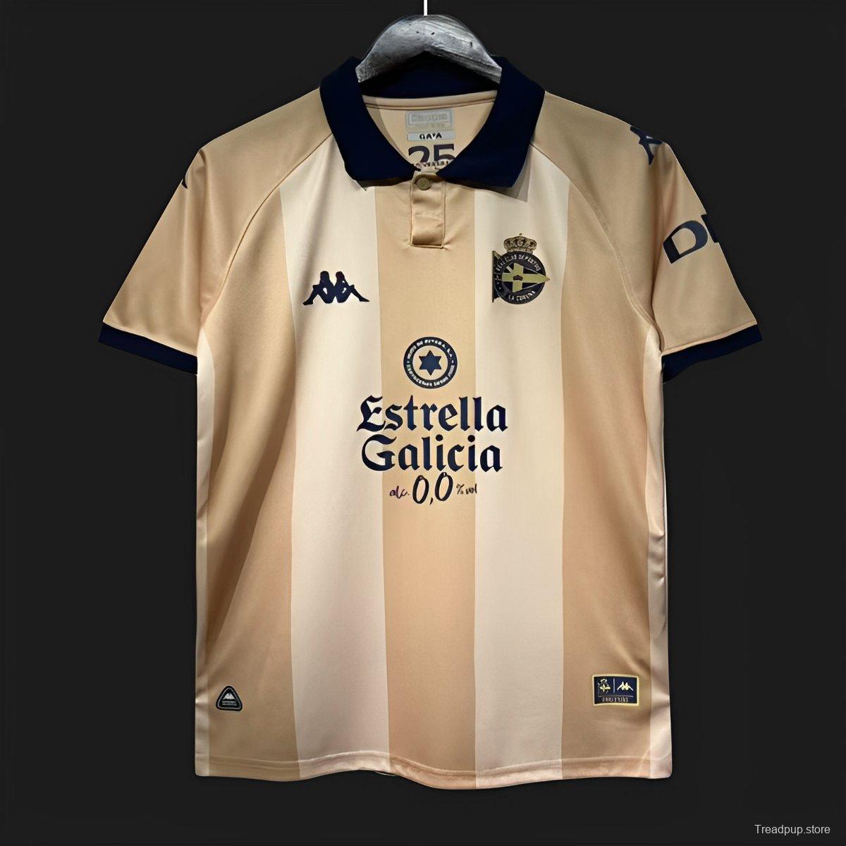 25/26 Deportivo  La Coruna 25Th Anniversary Jersey
