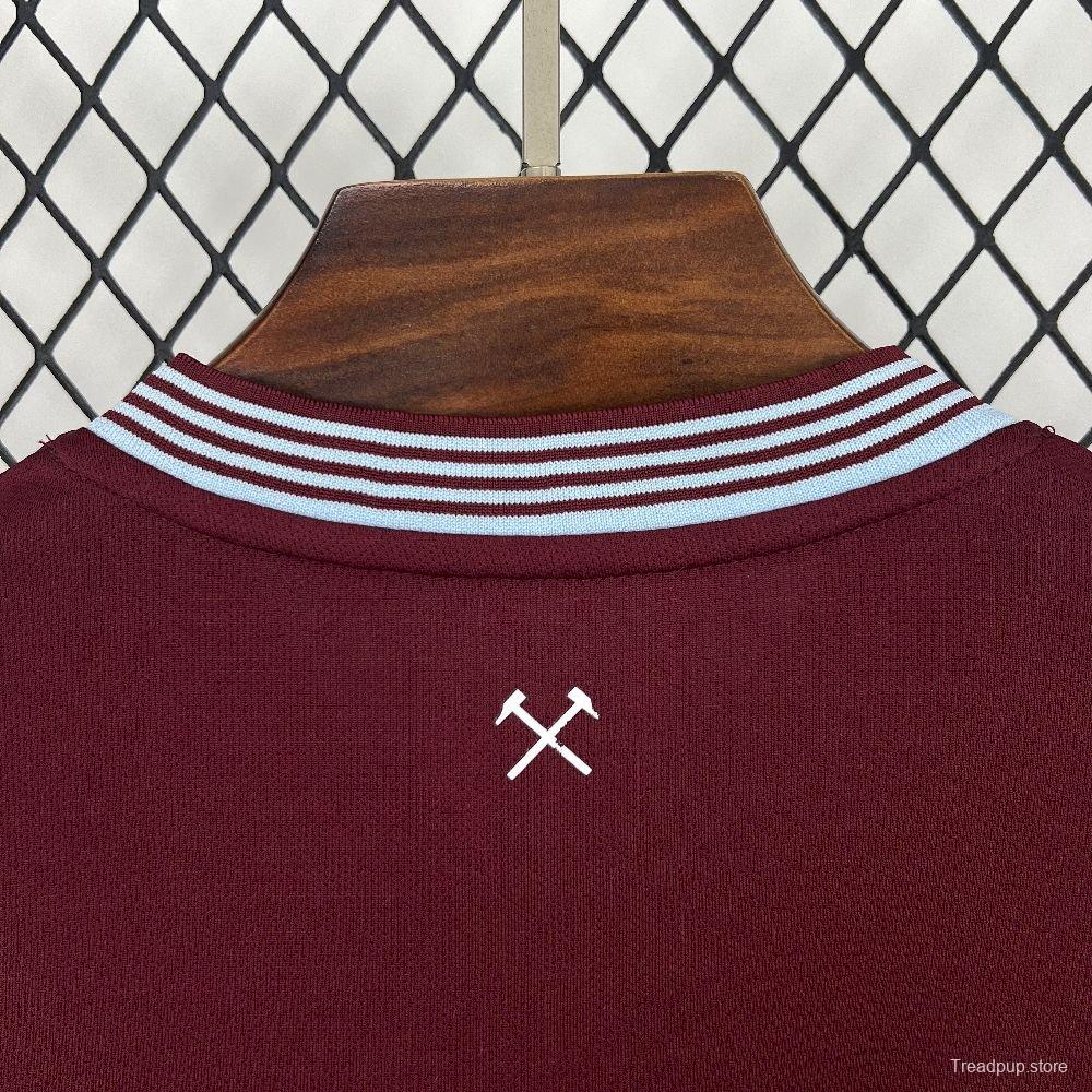 25/26 west Ham United Home Jersey