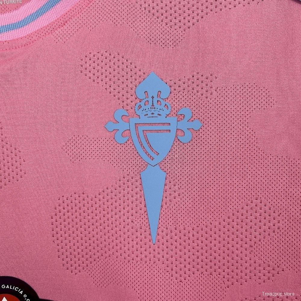 25/26 Celta de Vigo Third Pink Jersey