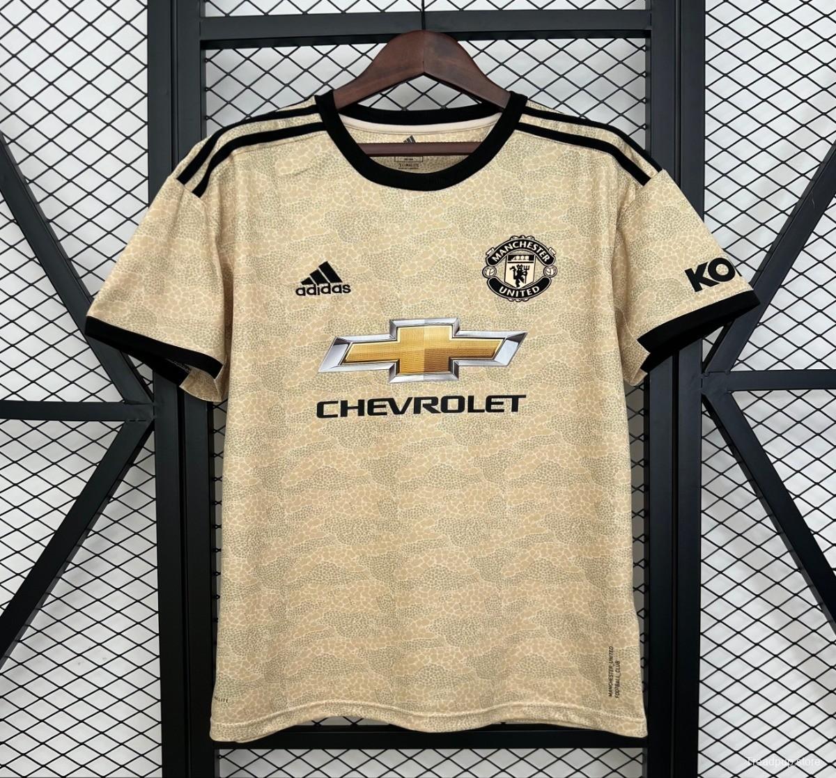 19/20 Retro Manchester United Away Jersey