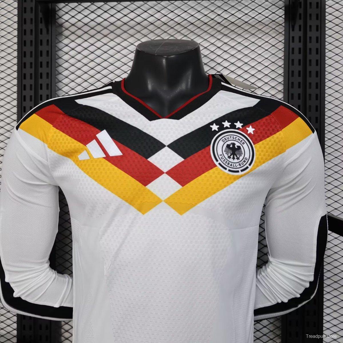 Player Version 2026 Germany Home Long Sleeve Jersey