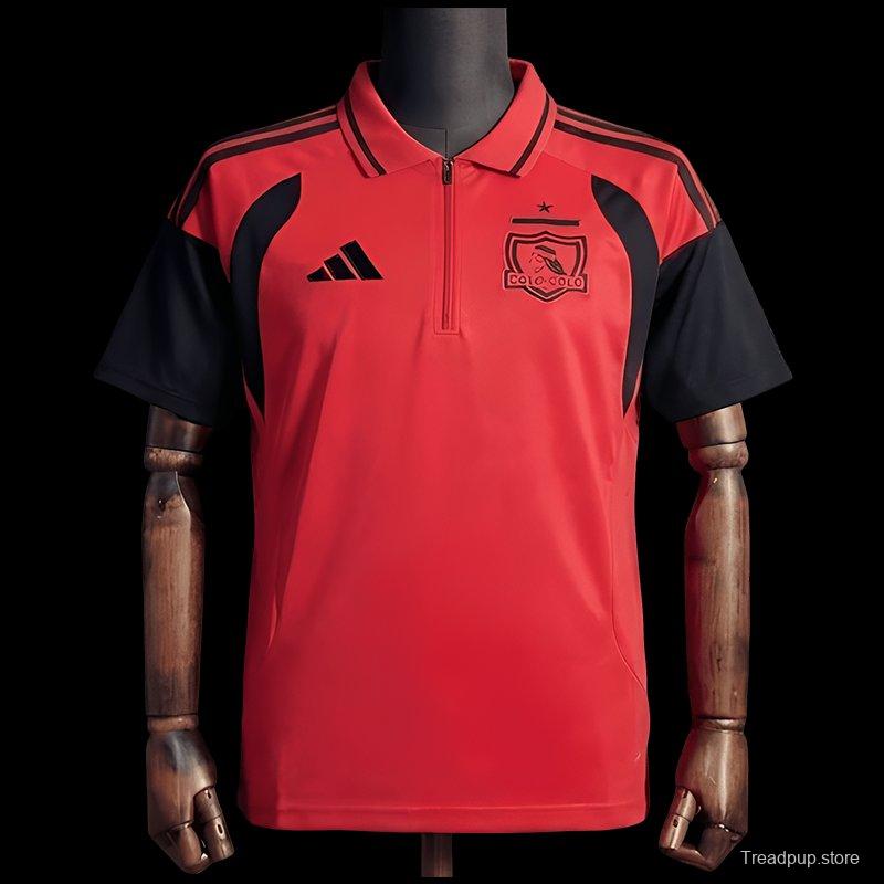 2026 Colo Colo Training Jersey Red Jersey