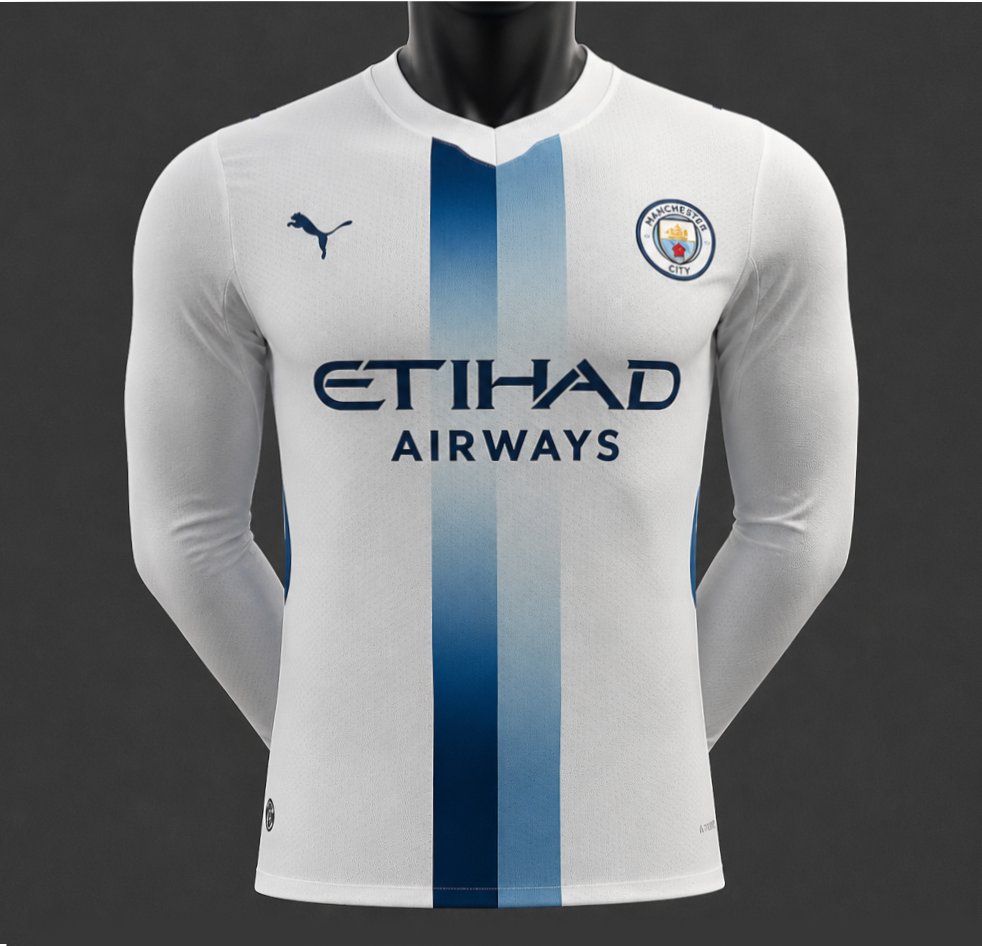 Player Version 26/27 Manchester City Third White Long Sleeve Jersey